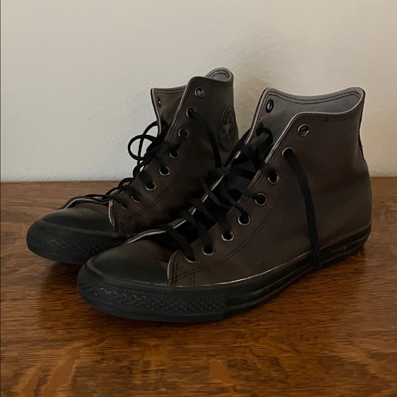 Converse Men's Dark Brown High-Top Sneakers - Picture 3 of 6